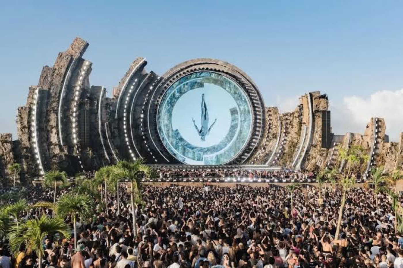 Festival stage in Mexico