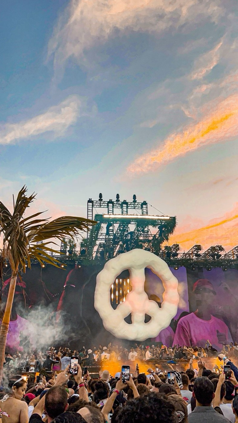 Day Zero festival aerial view, Mexico